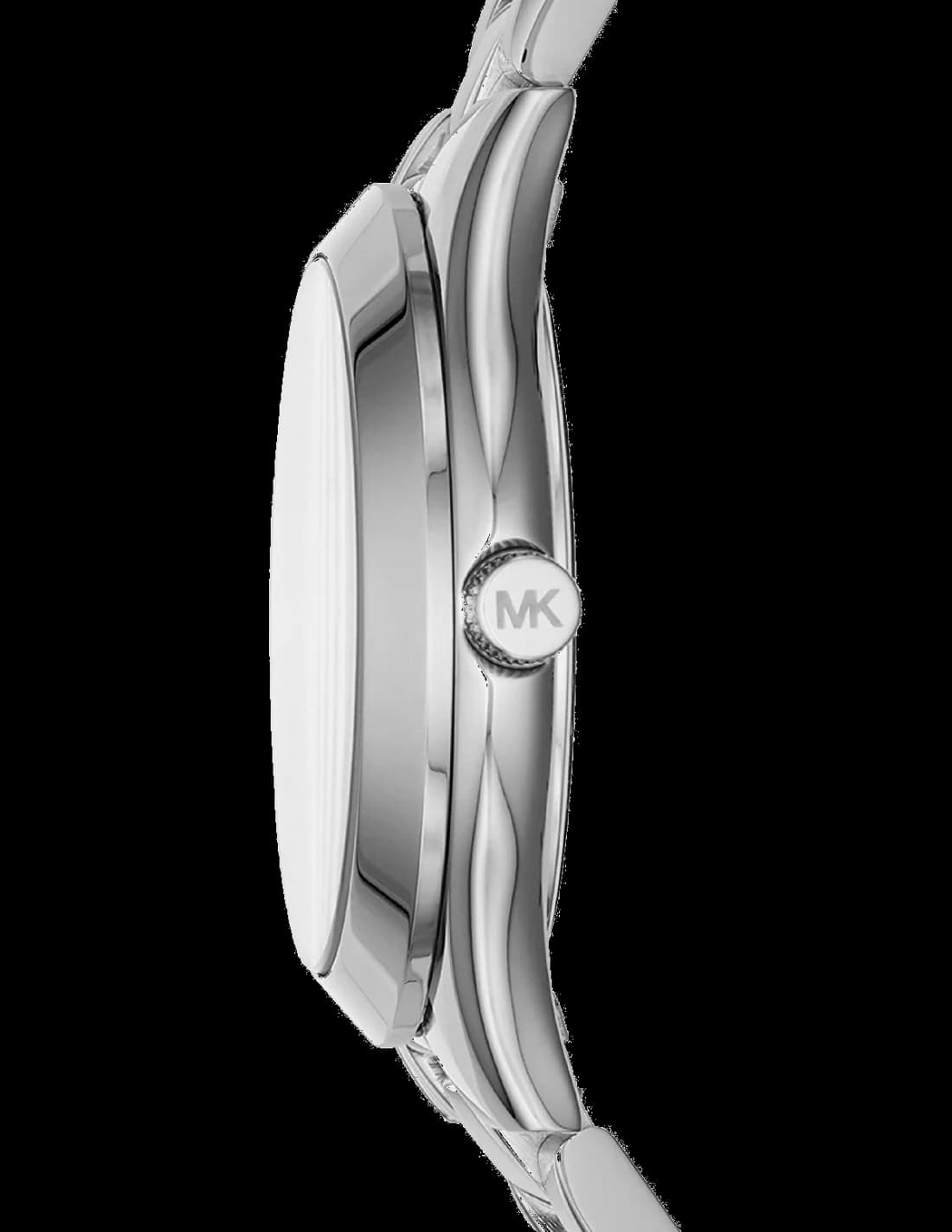 Michael Kors MK3548 Runway Stainless Steel Silver 38mm Watch vue 4