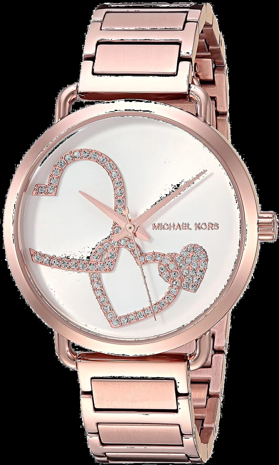 Michael Kors MK3825 vue de côté, bracelet acier