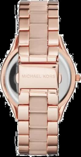 Michael Kors MK4294 côté fond de boîtier or rose