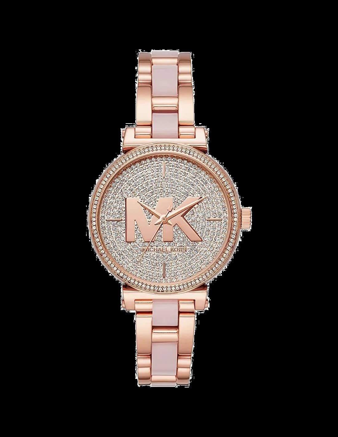 Michael Kors MK4336 vue de côté, bracelet acier