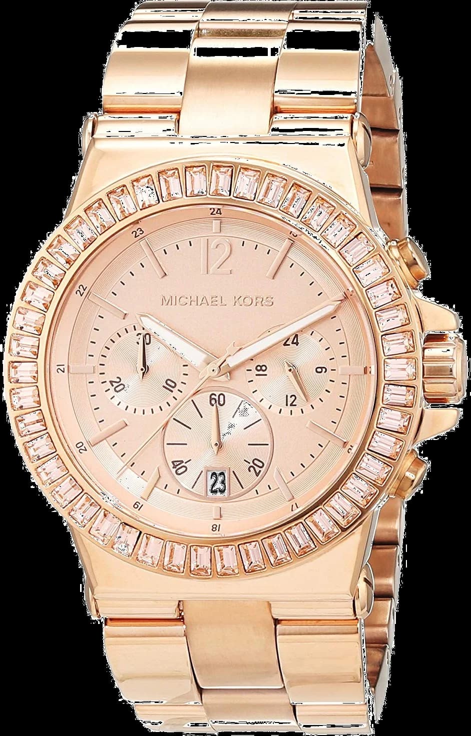 Michael Kors MK5412 vue de côté, bracelet acier
