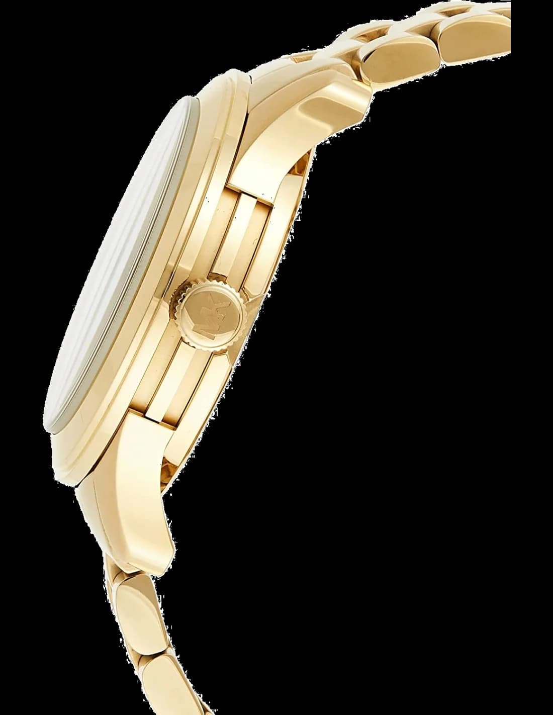 Gros plan sur le cadran or de la Michael Kors MK5473