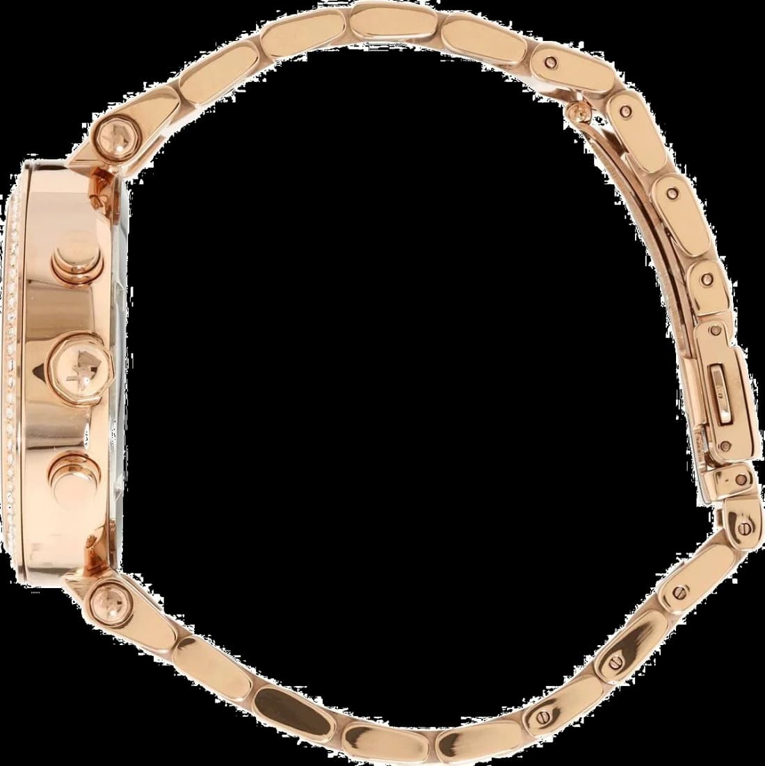 Michael Kors MK5491 côté fond de boîtier or rose