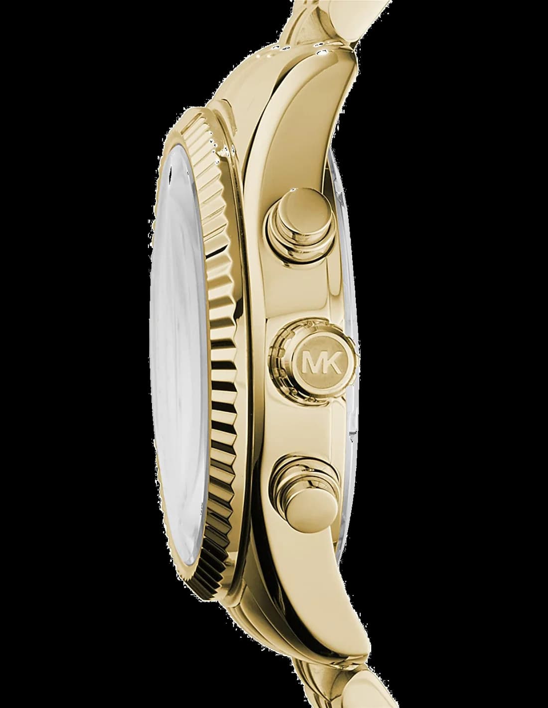 Gros plan sur le cadran or de la Michael Kors MK5556