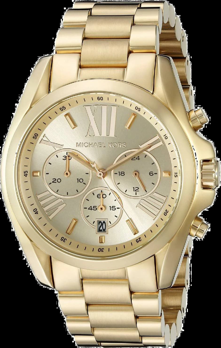 Michael Kors MK5605 vue de côté, bracelet acier