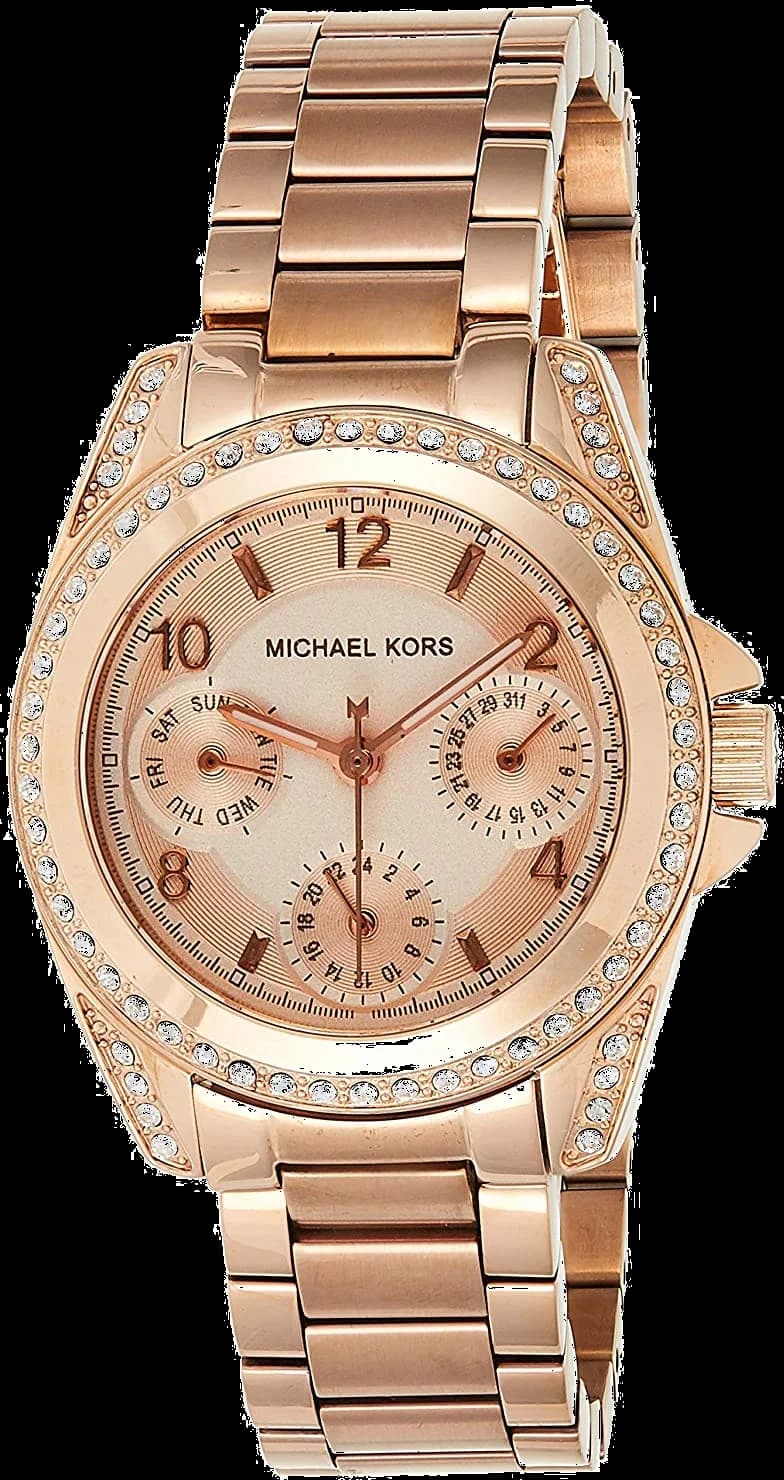 Montre Femme Michael Kors Blair MK5613 Or Rose vue 4