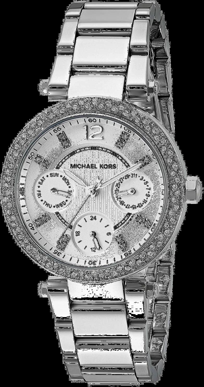 Michael Kors MK5615 vue de côté, bracelet acier