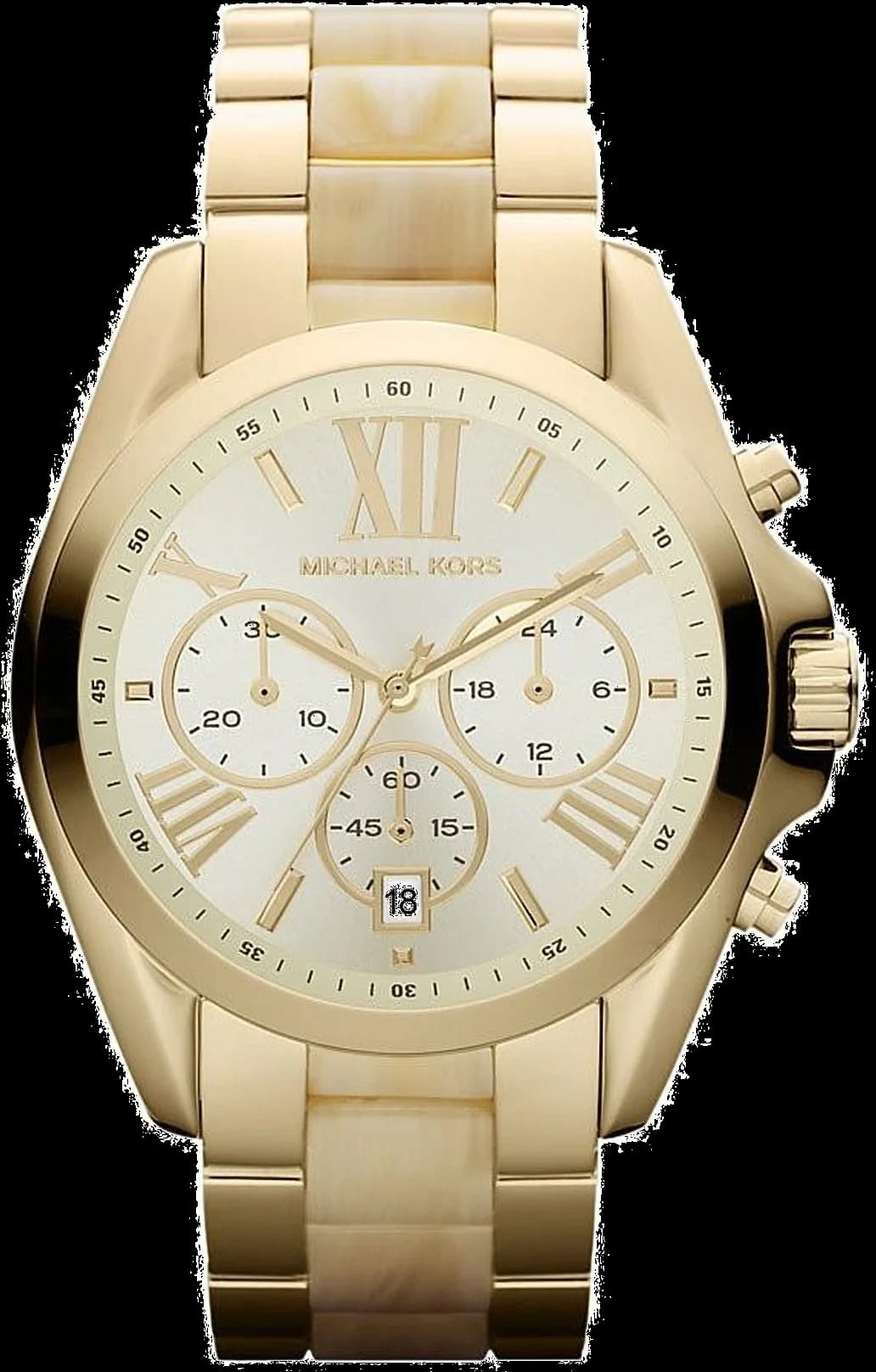 Michael Kors MK5722 vue de côté, bracelet acier