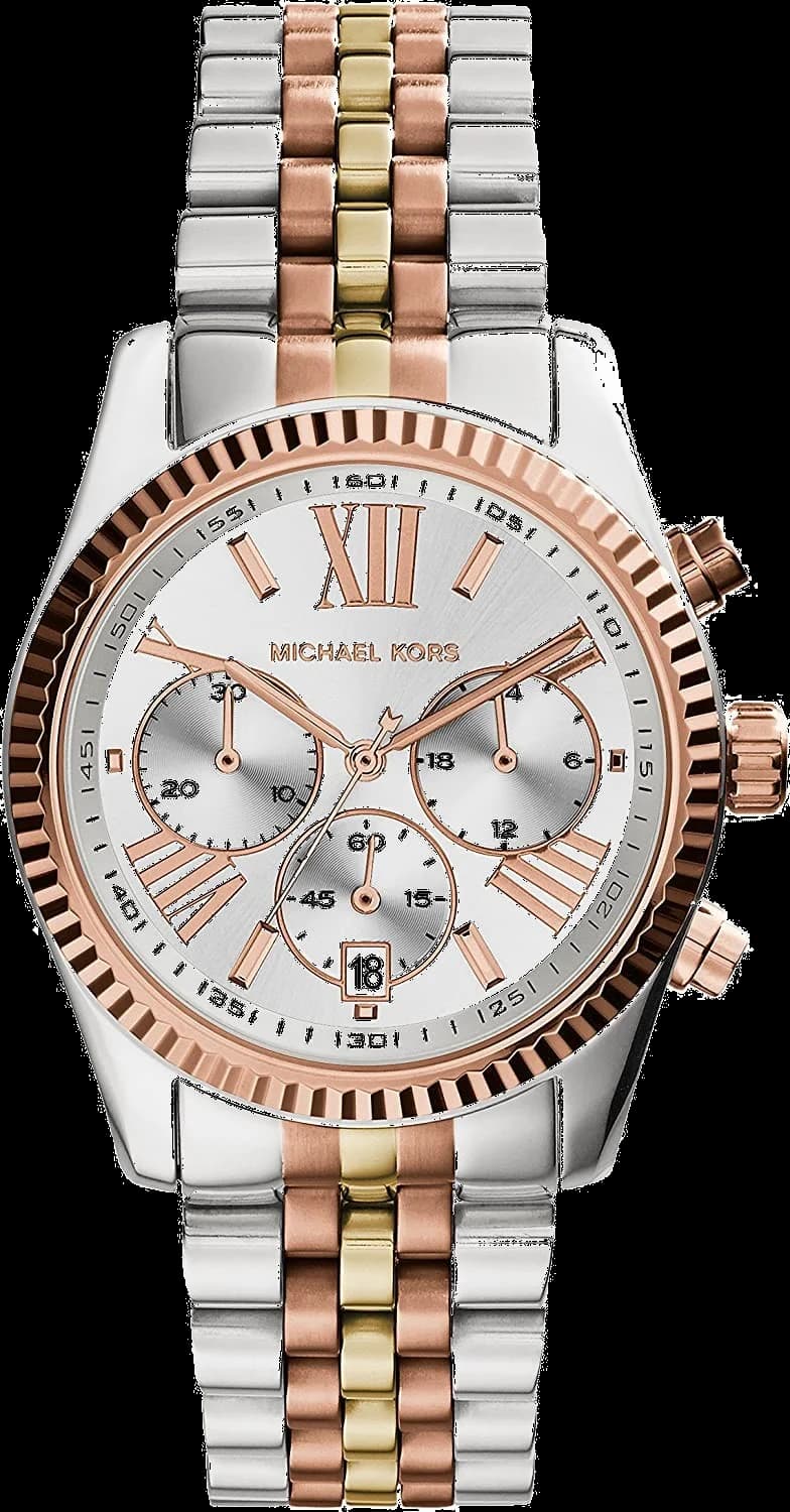 Michael Kors MK5735 vue de côté, bracelet acier