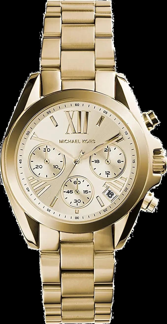 Michael Kors MK5798 vue de côté, bracelet acier