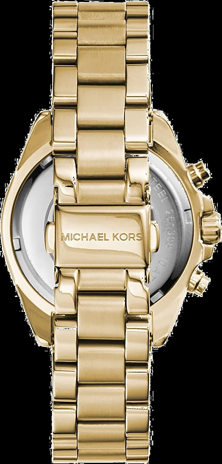 Gros plan sur le cadran or de la Michael Kors MK5798