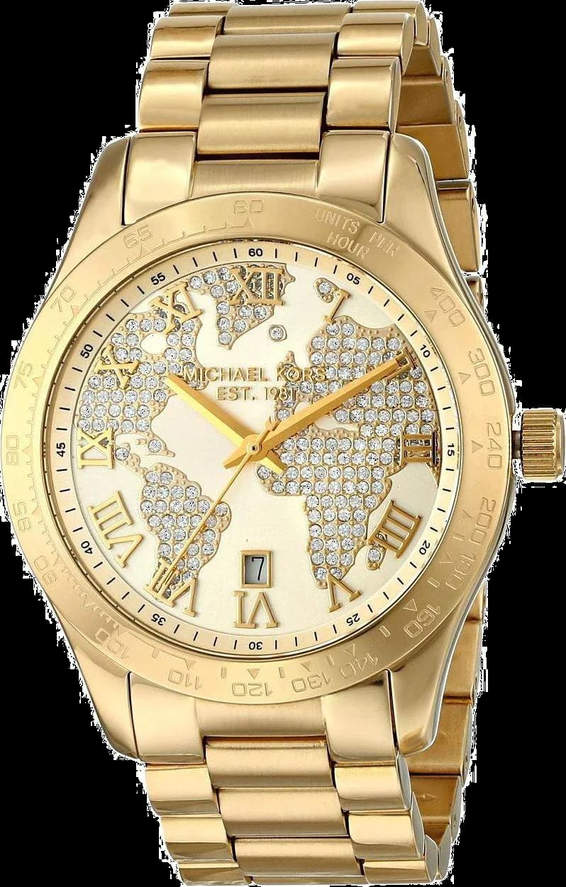 Michael Kors Layton MK5959 Gold-Tone Dial Women's Watch vue 2