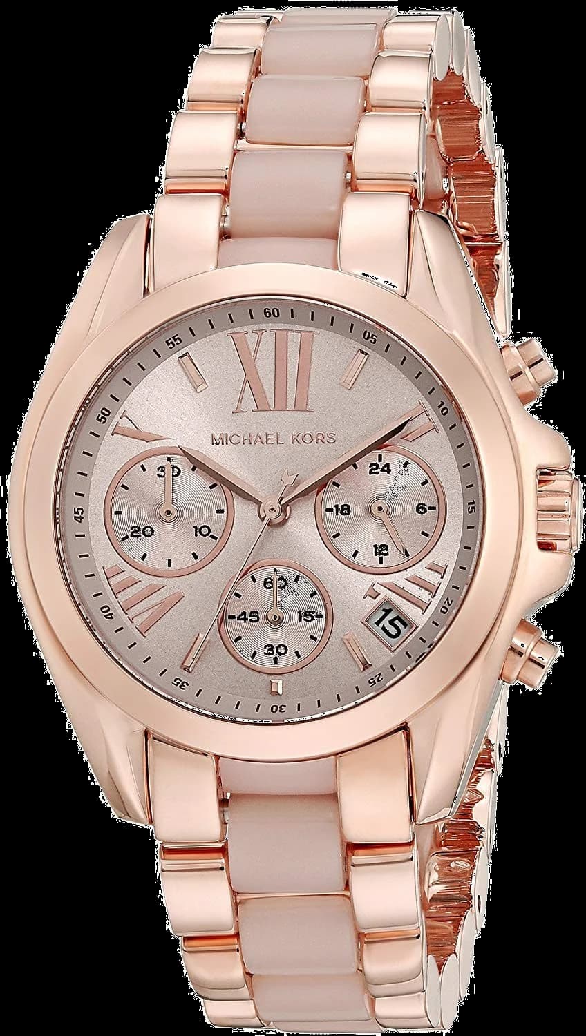 Michael Kors MK6066 vue de côté, bracelet acier