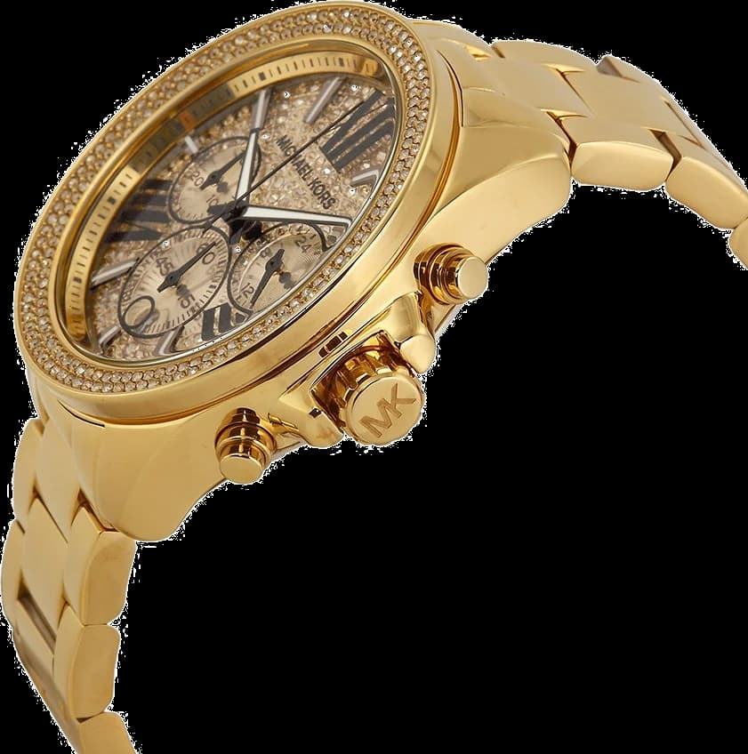 Montre Michael Kors MK6095 en acier inoxydable doré vue 4