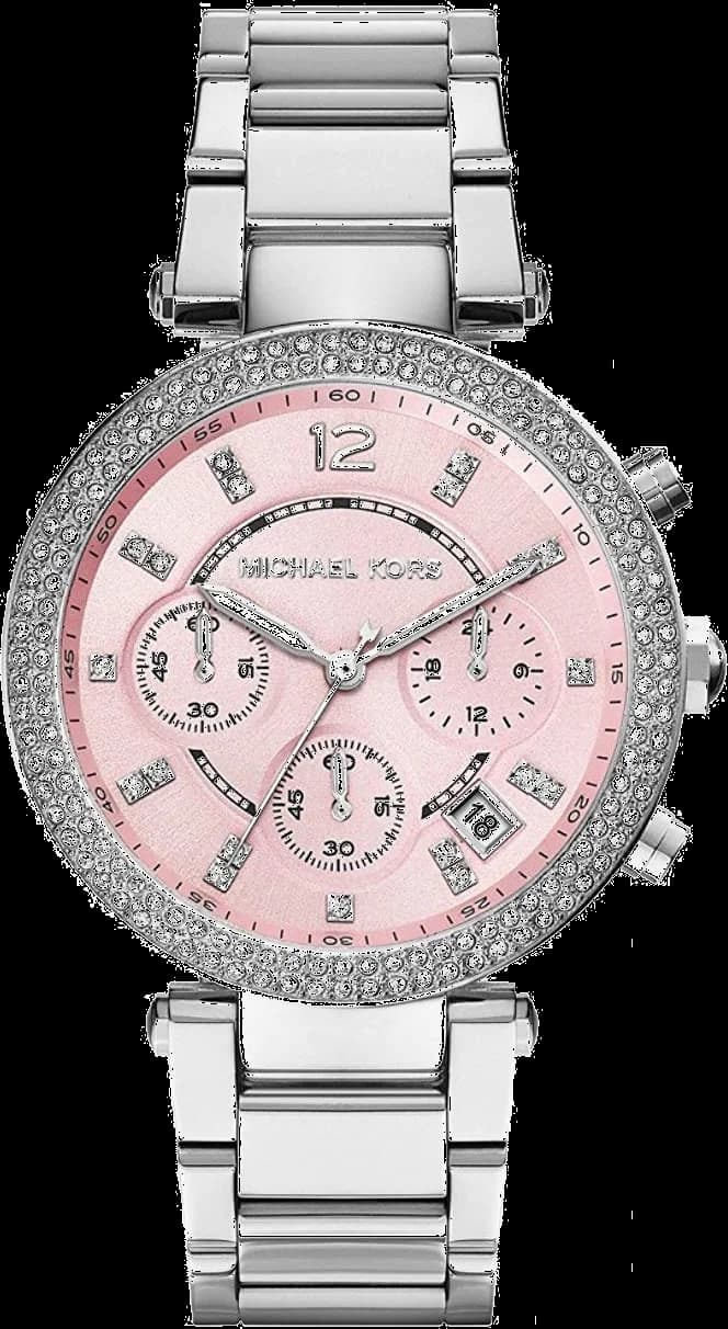Michael Kors MK6105 vue de côté, bracelet acier