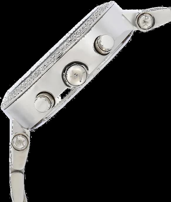 Michael Kors MK6105 côté fond de boîtier argent