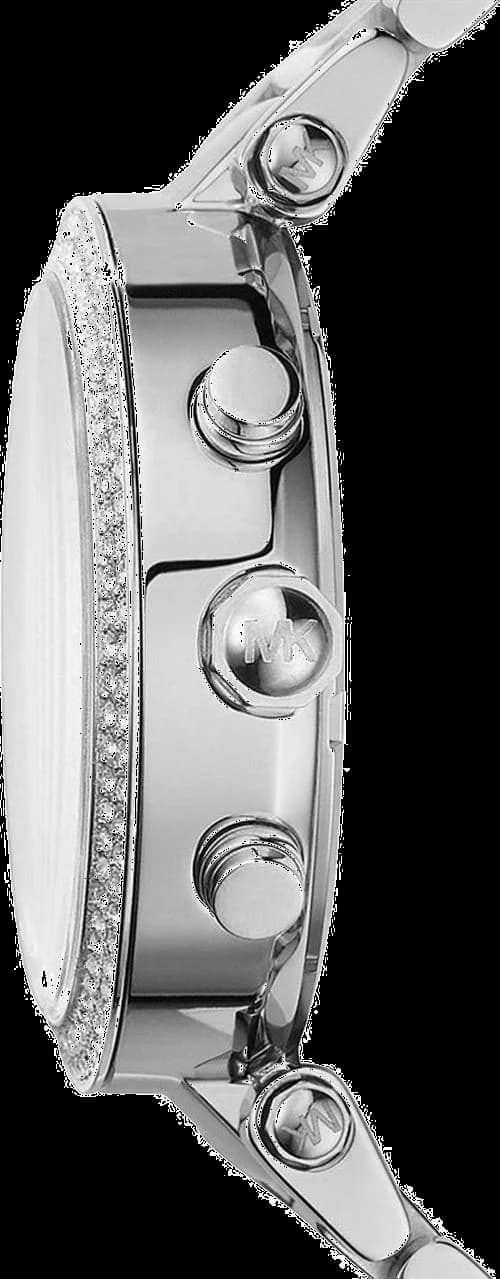 Michael Kors MK6117 côté fond de boîtier argent