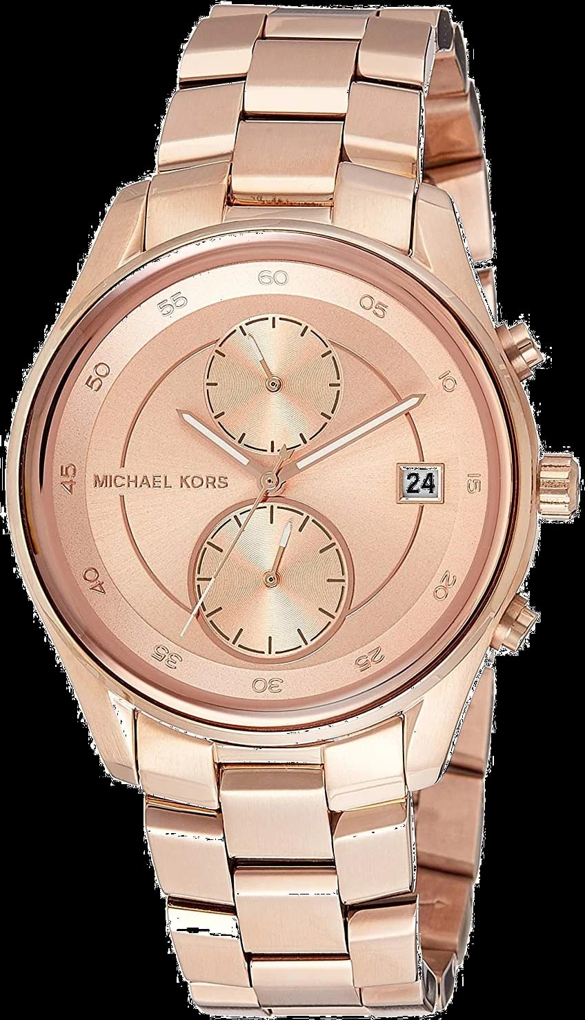 Michael Kors MK6465 vue de côté, bracelet acier