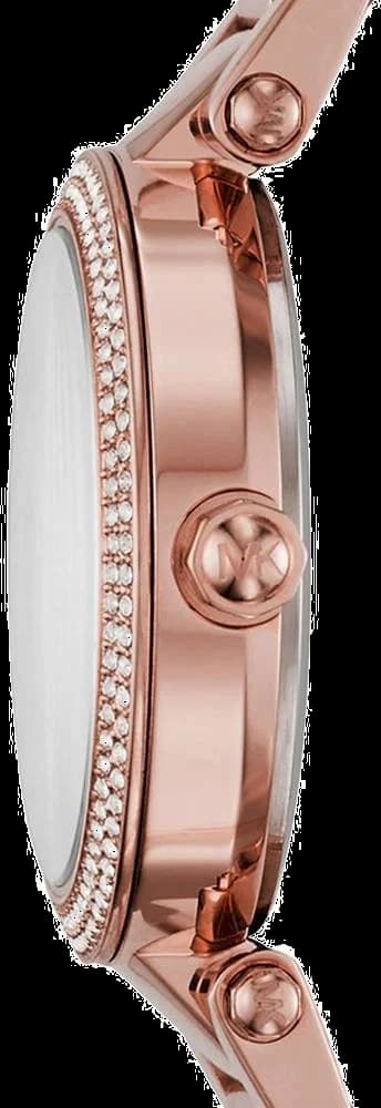 Montre Michael Kors MK6470 en Acier Or Rose à Motifs Floraux vue 3
