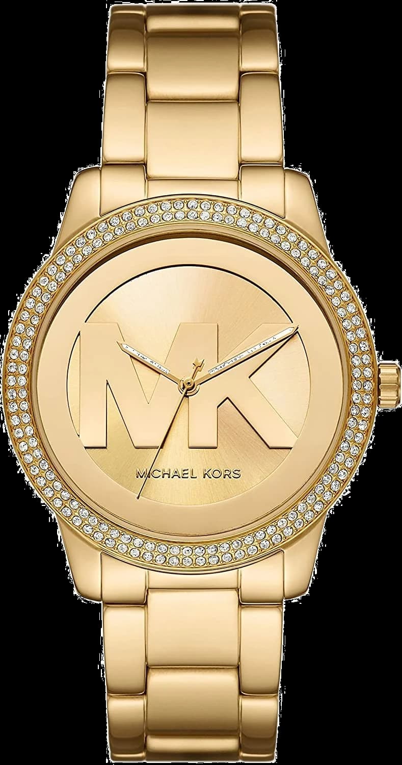 Michael Kors MK6879 vue de côté, bracelet acier