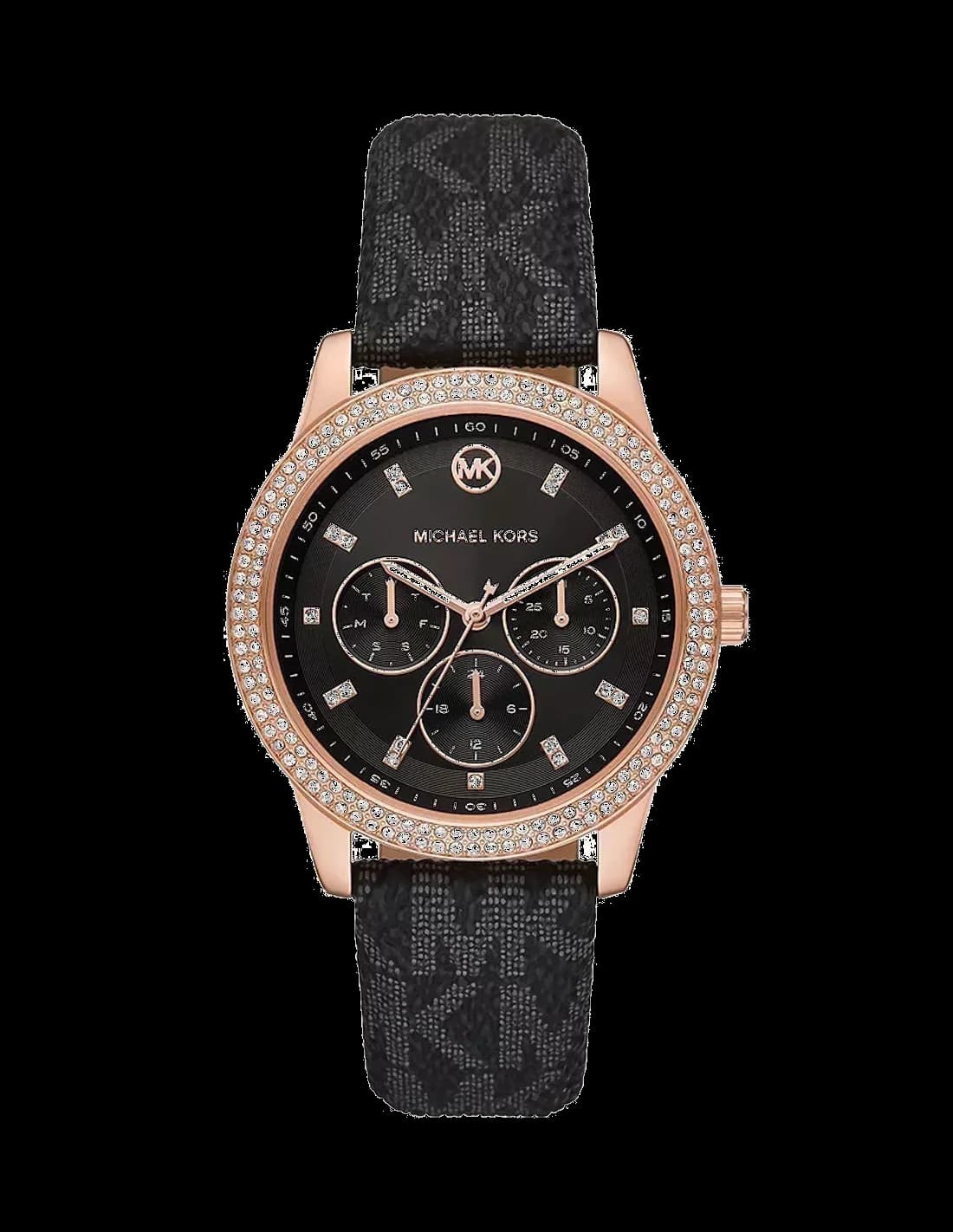 Michael Kors MK6968 vue de côté, bracelet cuir