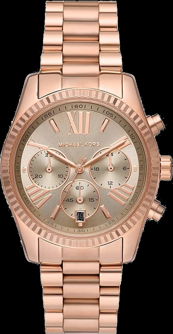 Michael Kors MK7217 vue de côté, bracelet acier