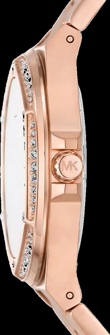 Michael Kors MK7233 côté fond de boîtier or rose