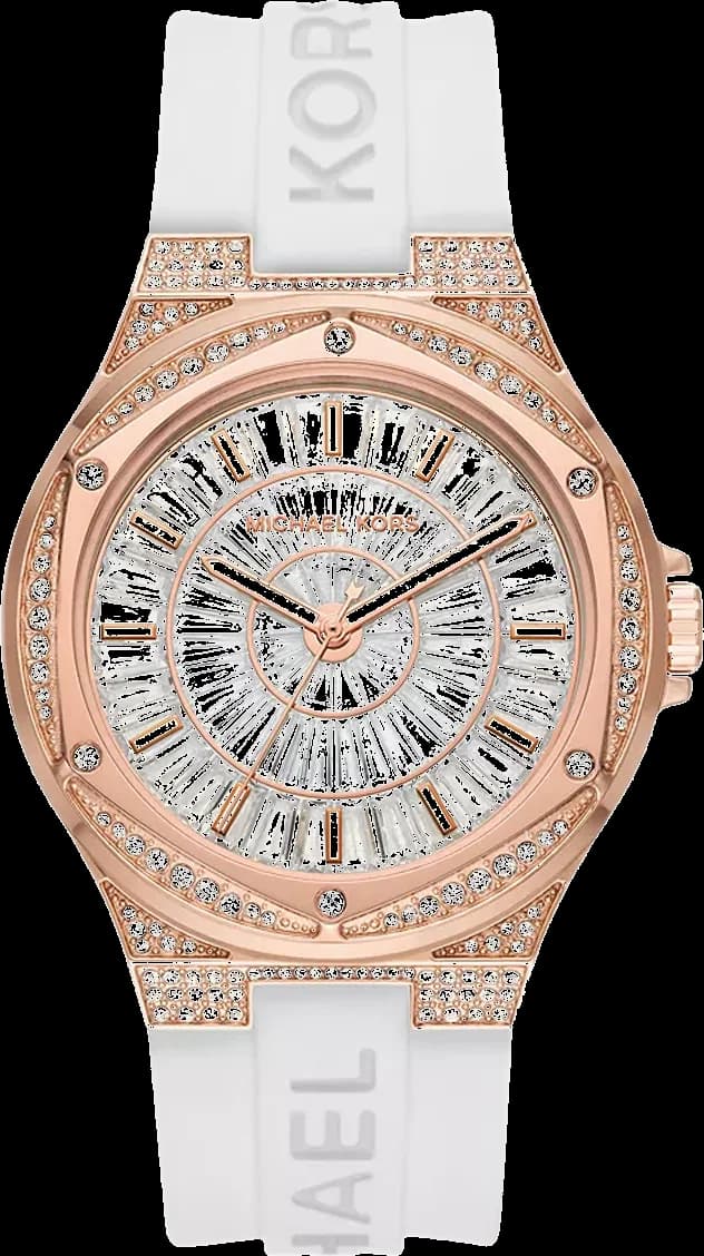Michael Kors MK7248 vue de côté, bracelet silicone