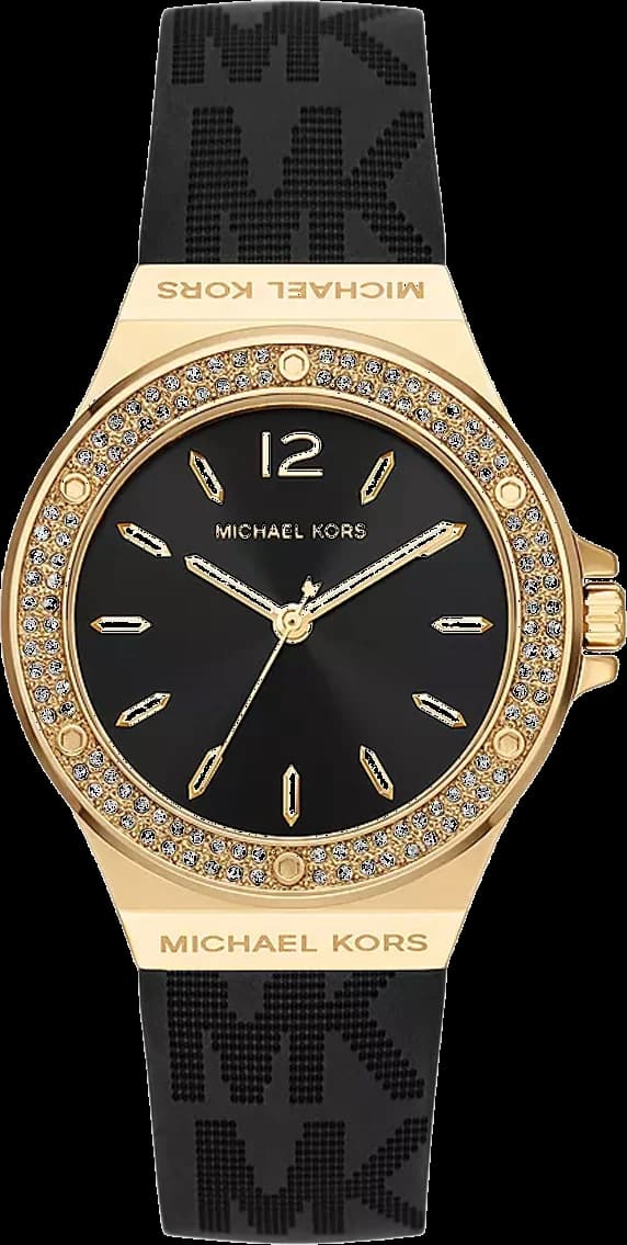 Michael Kors MK7281 vue de côté, bracelet silicone