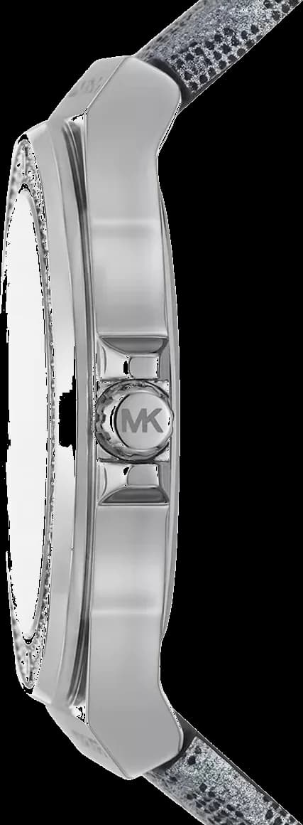 Michael Kors MK7309 côté fond de boîtier argent