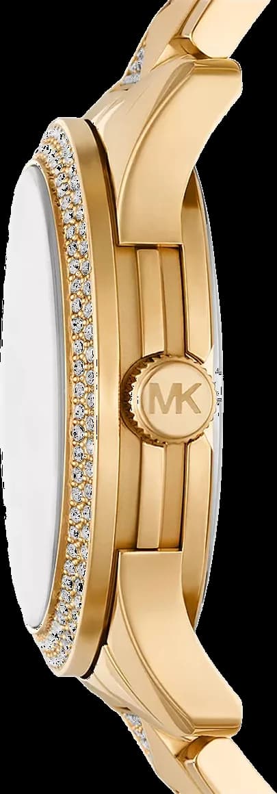 Michael Kors MK7390 côté fond de boîtier or