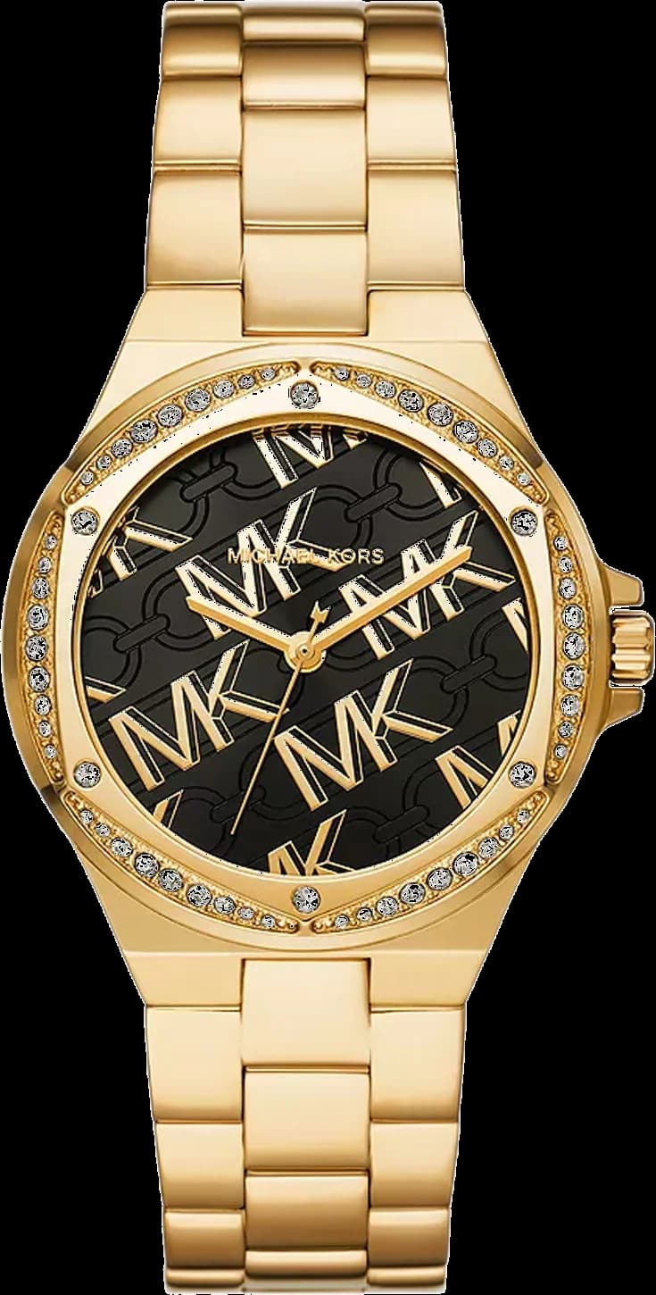 Michael Kors MK7404 vue de côté, bracelet acier