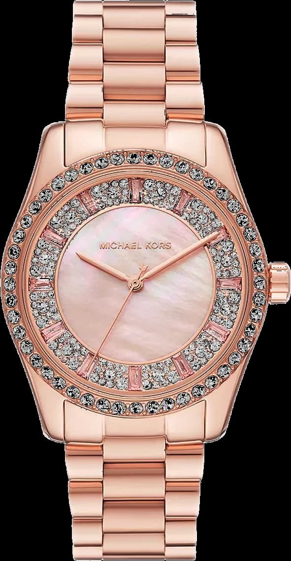 Michael Kors MK7444 vue de côté, bracelet acier
