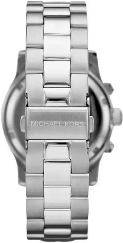 Michael Kors MK8314 côté fond de boîtier argent