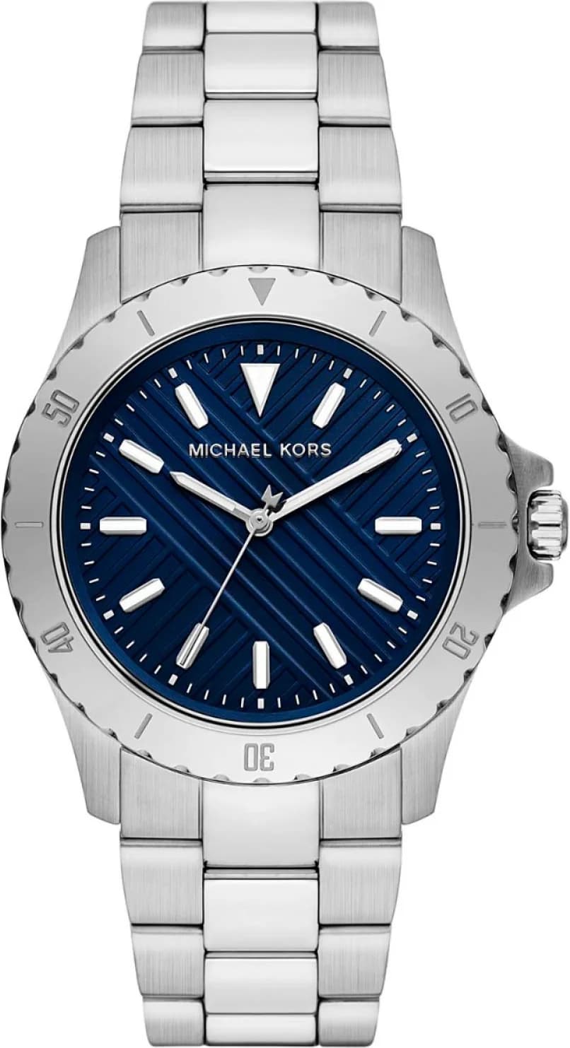 Michael Kors MK9079 vue de côté, bracelet acier