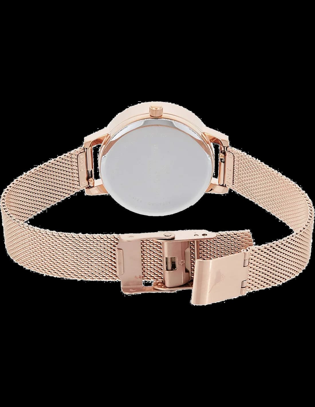 Montre Olivia Burton Abeille 3D OB16EX116 maille milanaise or rose vue 4