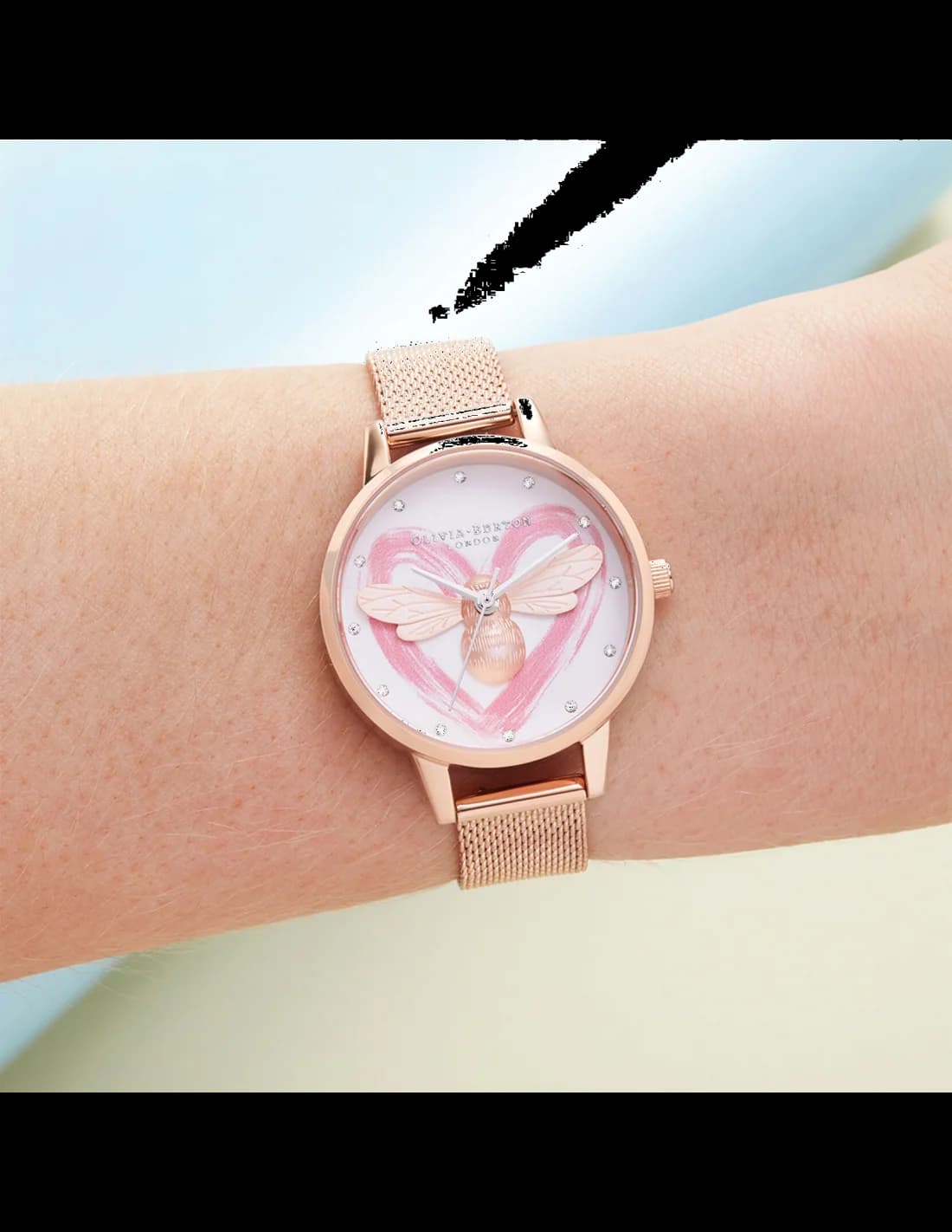 Olivia Burton OB16FB01 côté fond de boîtier