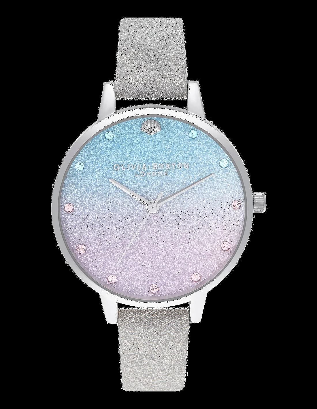 Olivia Burton OB16US49 vue de côté, bracelet cuir
