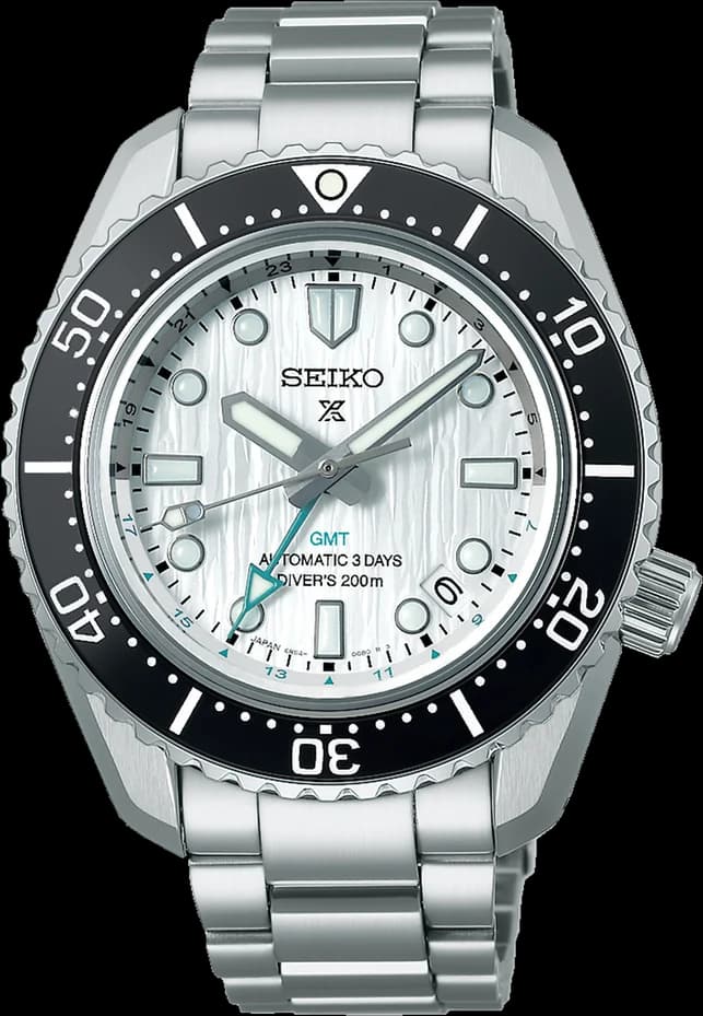 Seiko SPB439J1 vue de côté, bracelet acier