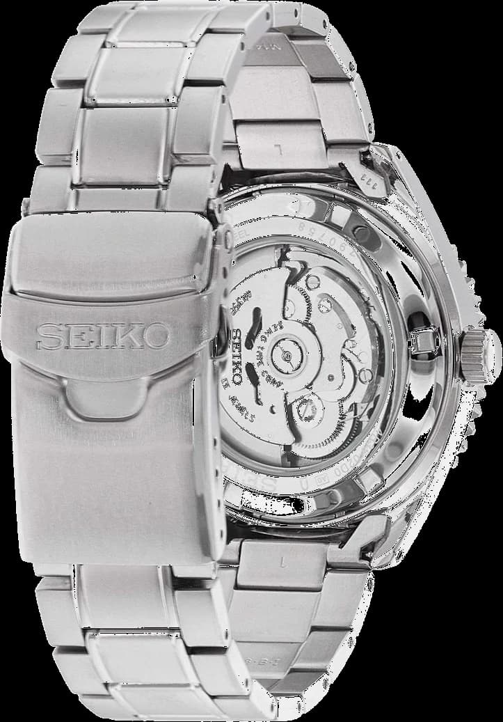 Gros plan sur le cadran vert de la Seiko SRPB93K1