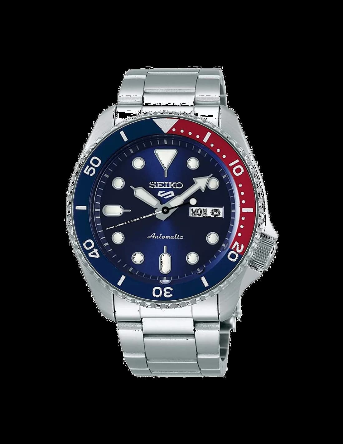 Seiko SRPD53K1 vue de côté, bracelet acier