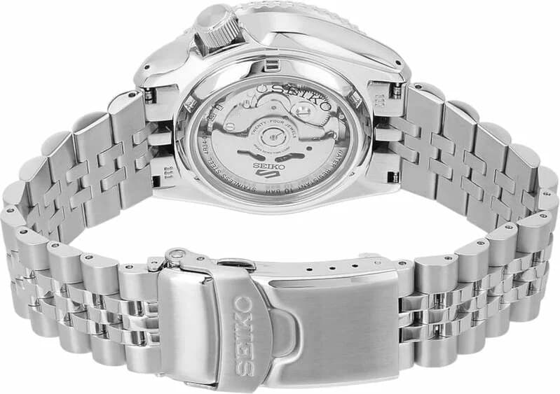 Montre Seiko SSK043K1 GMT Automatique Cadran Saumon Doré Acier vue 5