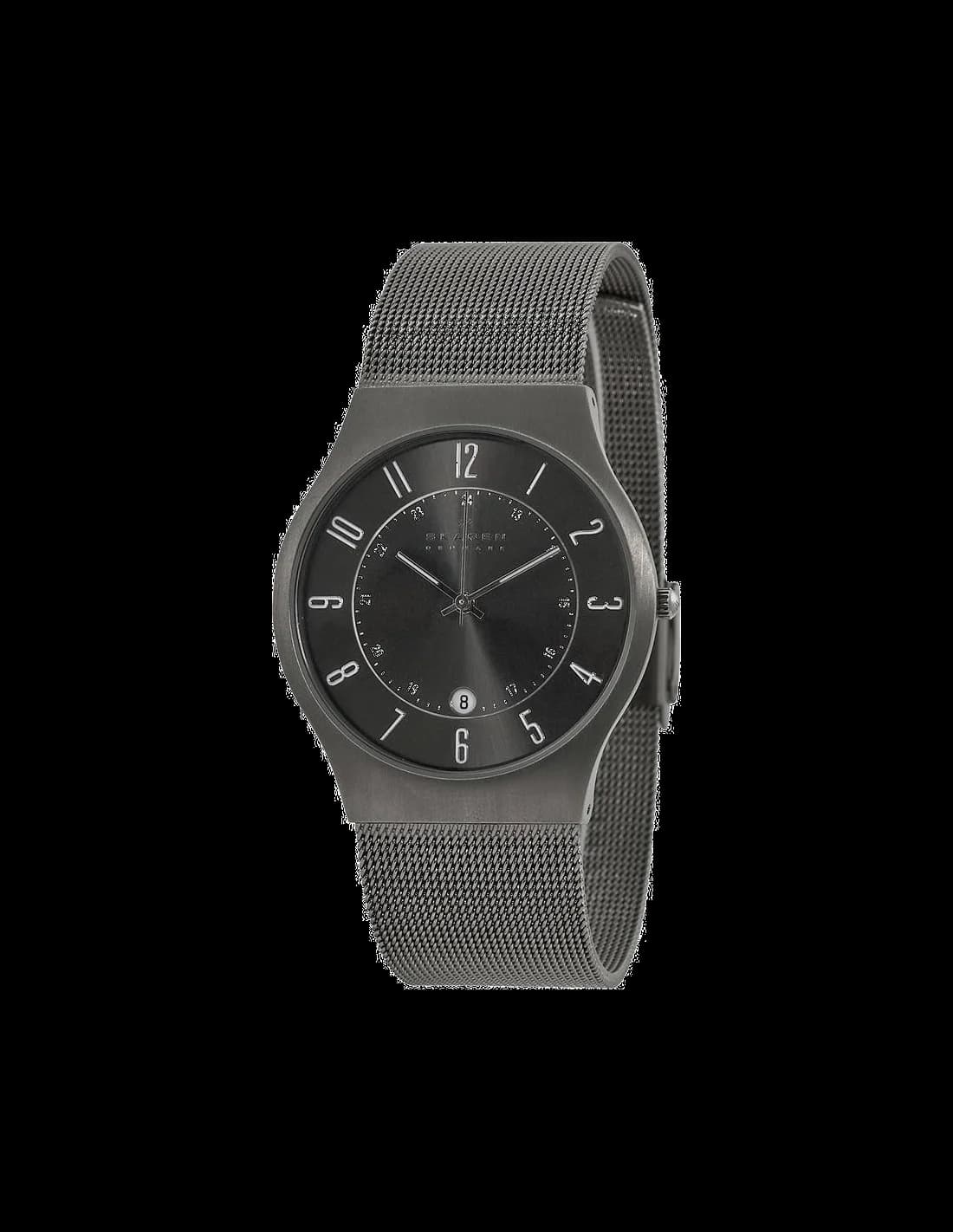 Skagen 233XLTTM Silver Milanese Mesh Watch vue 2