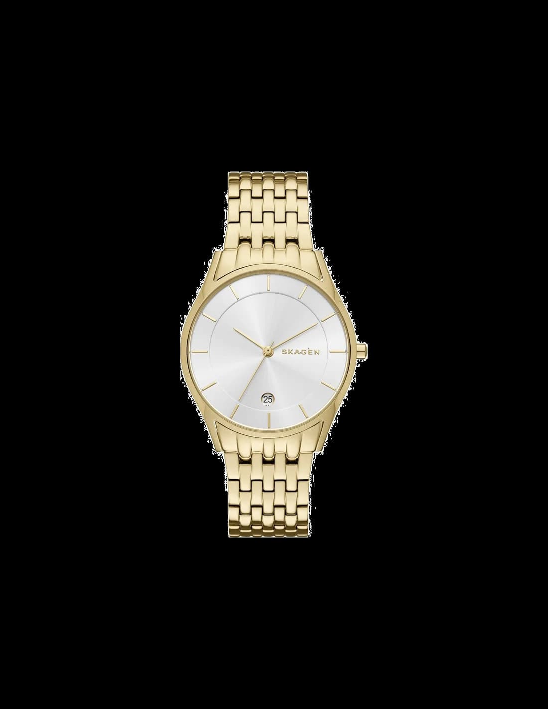 Skagen SKW2389 vue de côté, bracelet acier