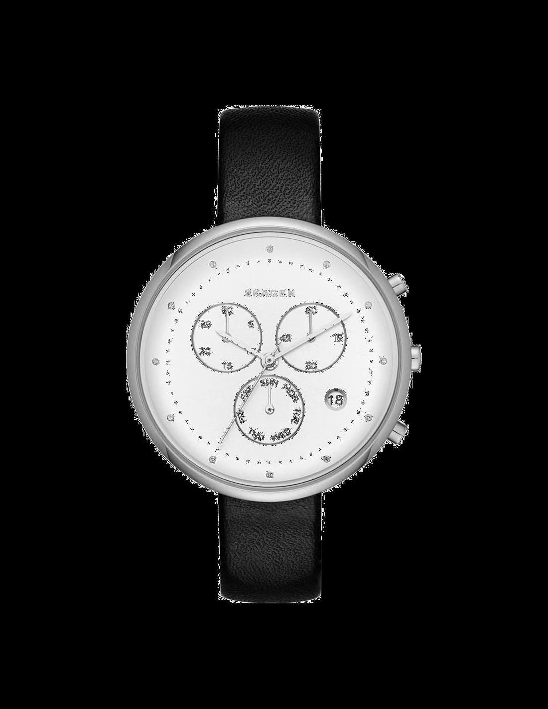 Skagen Gitte SKW2427 Black Women's Watch vue 2