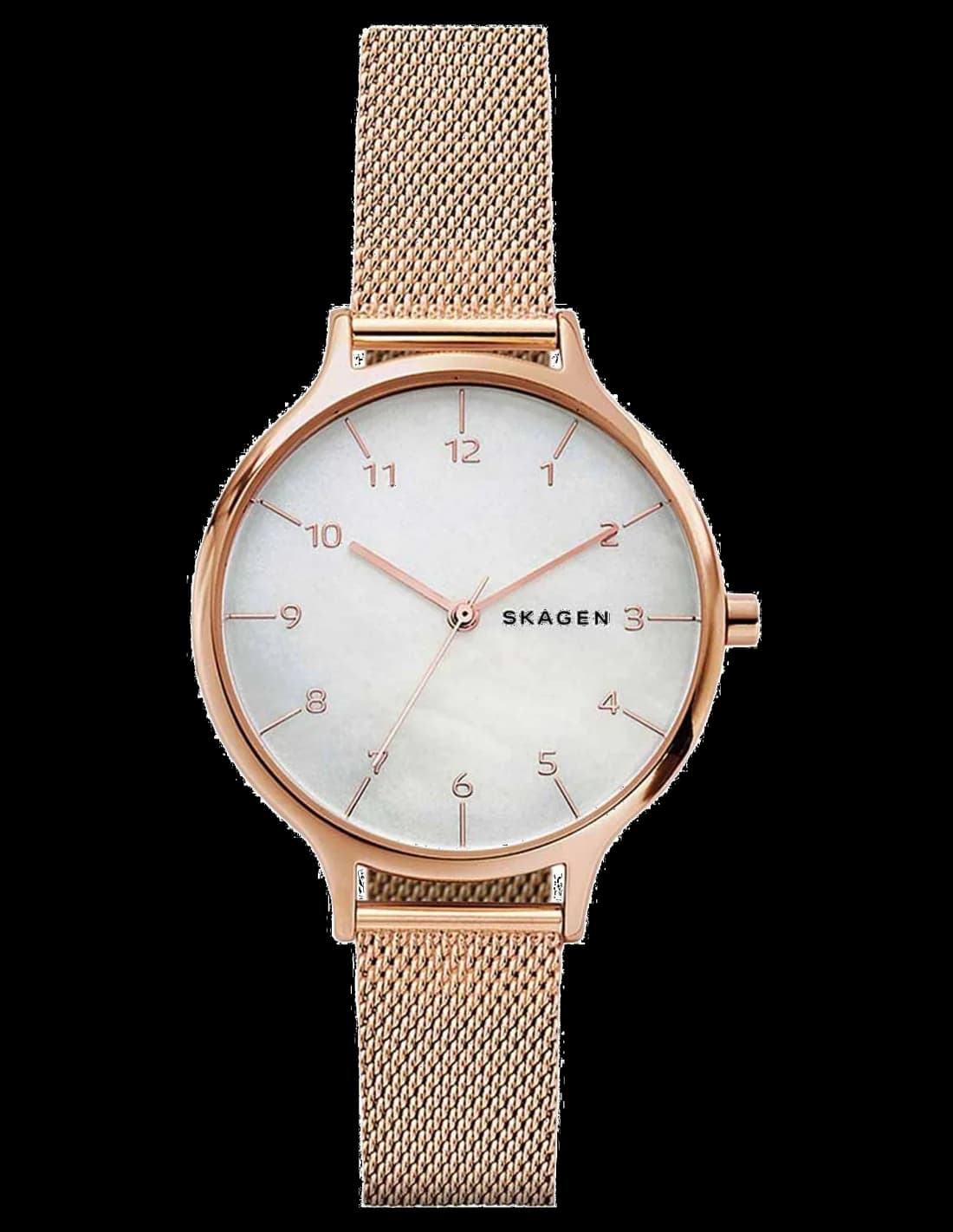Skagen SKW2633 vue de côté, bracelet acier