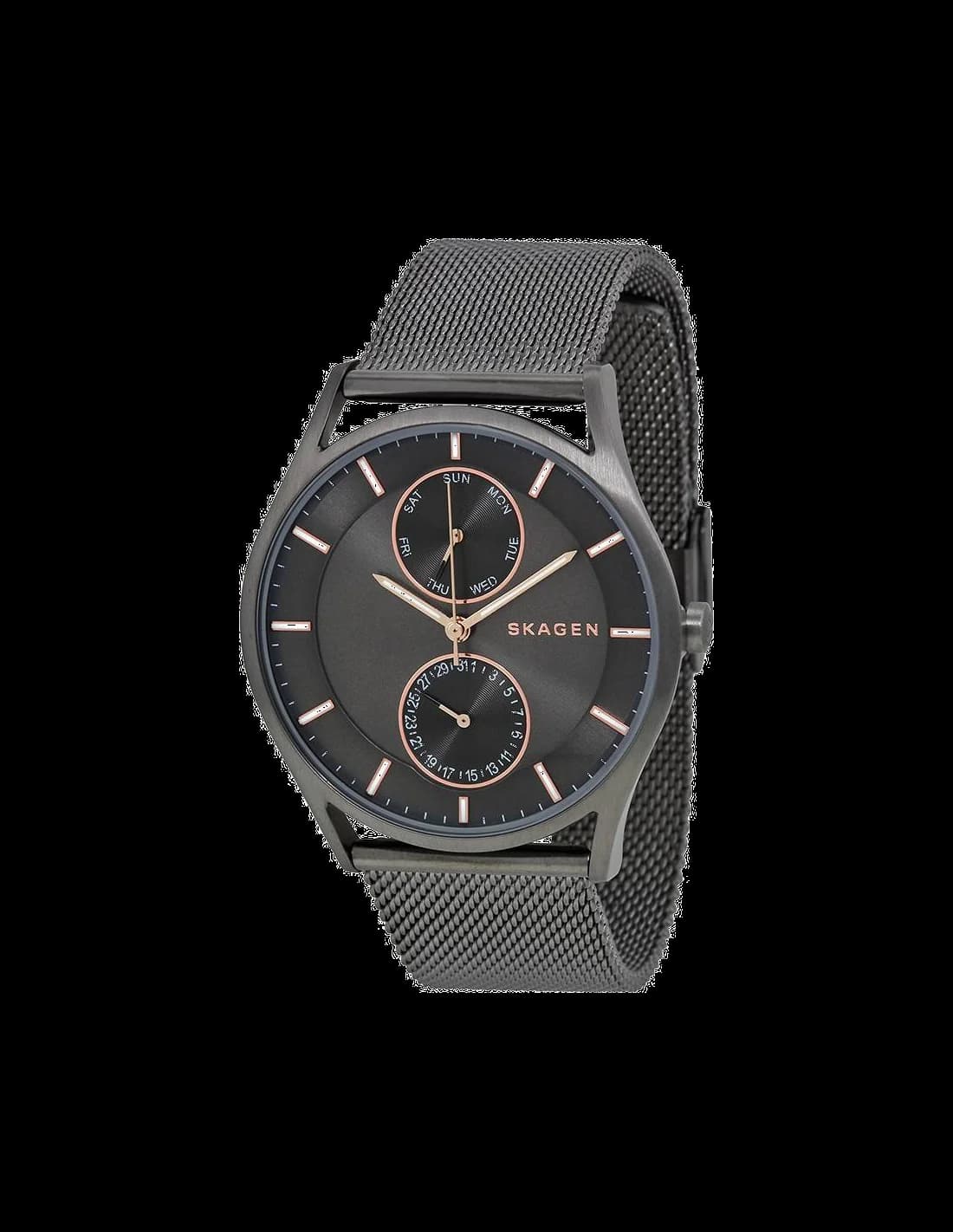 Skagen SKW6180 vue de côté, bracelet acier