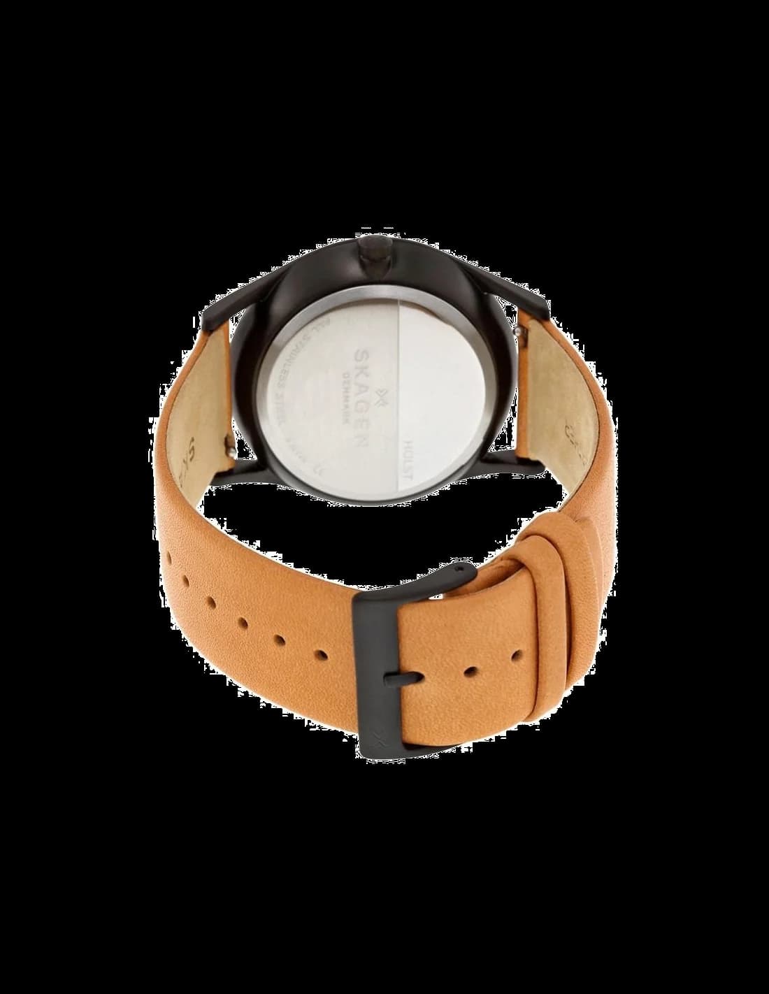 Skagen SKW6265 Brown Leather Strap Steel Case Watch vue 4