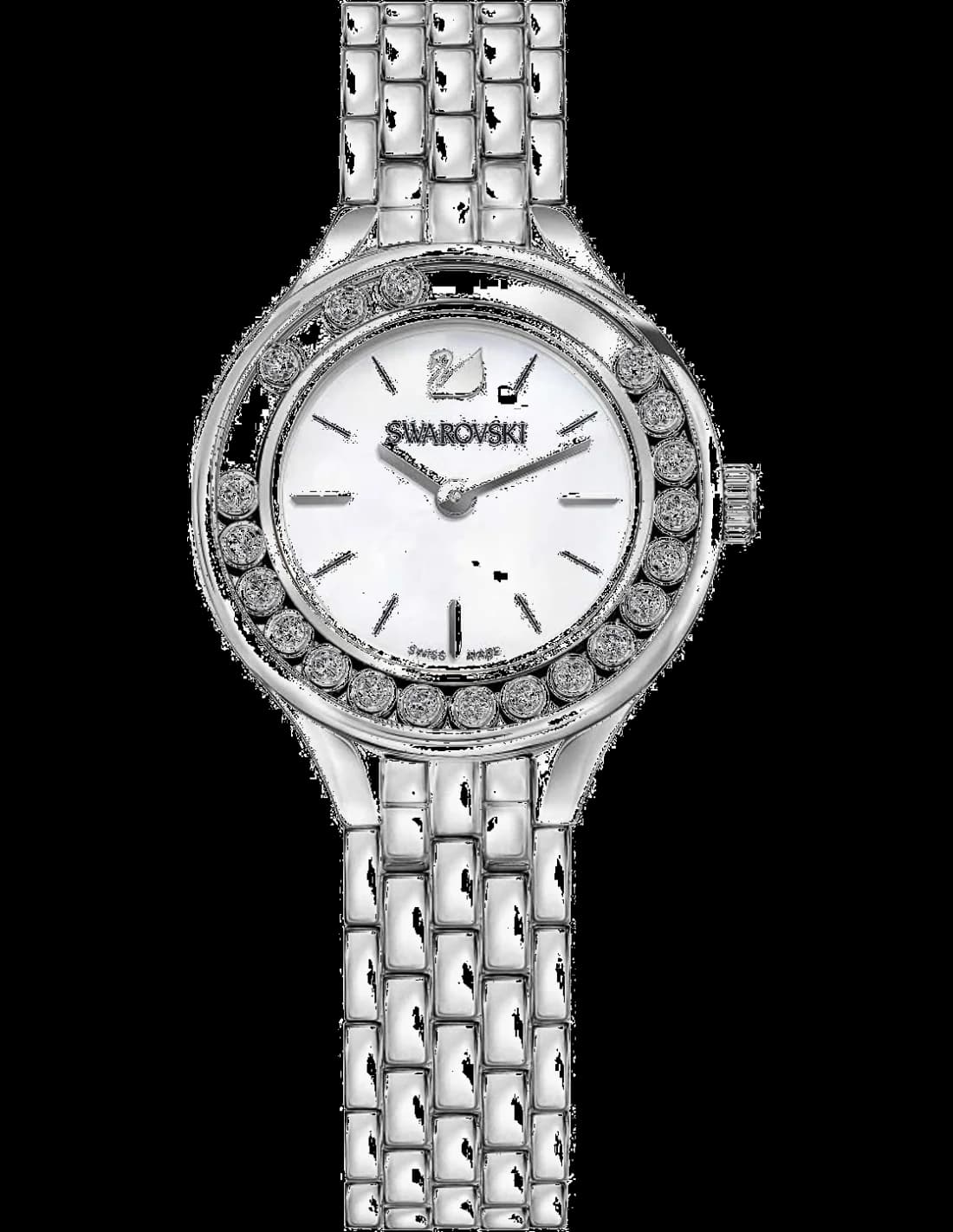 Swarovski 5242901 vue de côté, bracelet acier