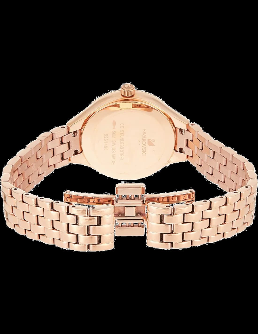 Gros plan sur le cadran nacre de la Swarovski 5261496